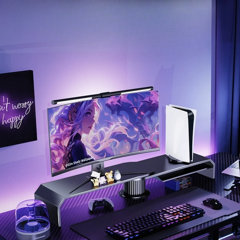 Support de bureau réglable et  - Dual Monitor Desk Setup avis et prix