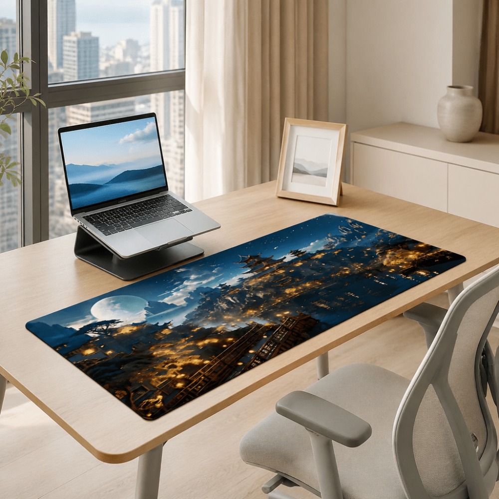 Napperon de table allongé à mo - Desk Setup Simple avis et prix