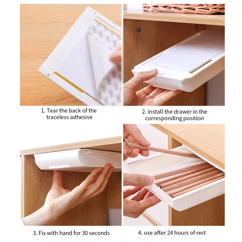 Boîte de rangement dissimulée, - Desk Setup Organizer avis et prix