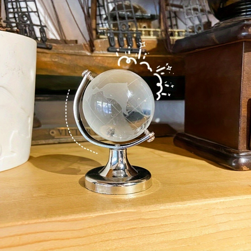 Mini globe terrestre en crista - Desk Setup Home avis et prix
