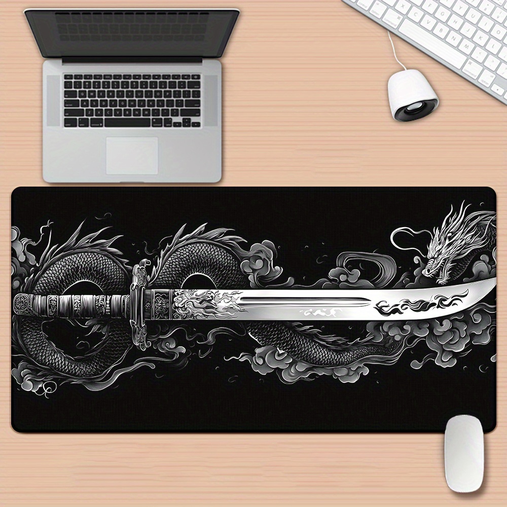 Tapis de souris de jeu Dragon  - Desk Setup Katana avis et prix