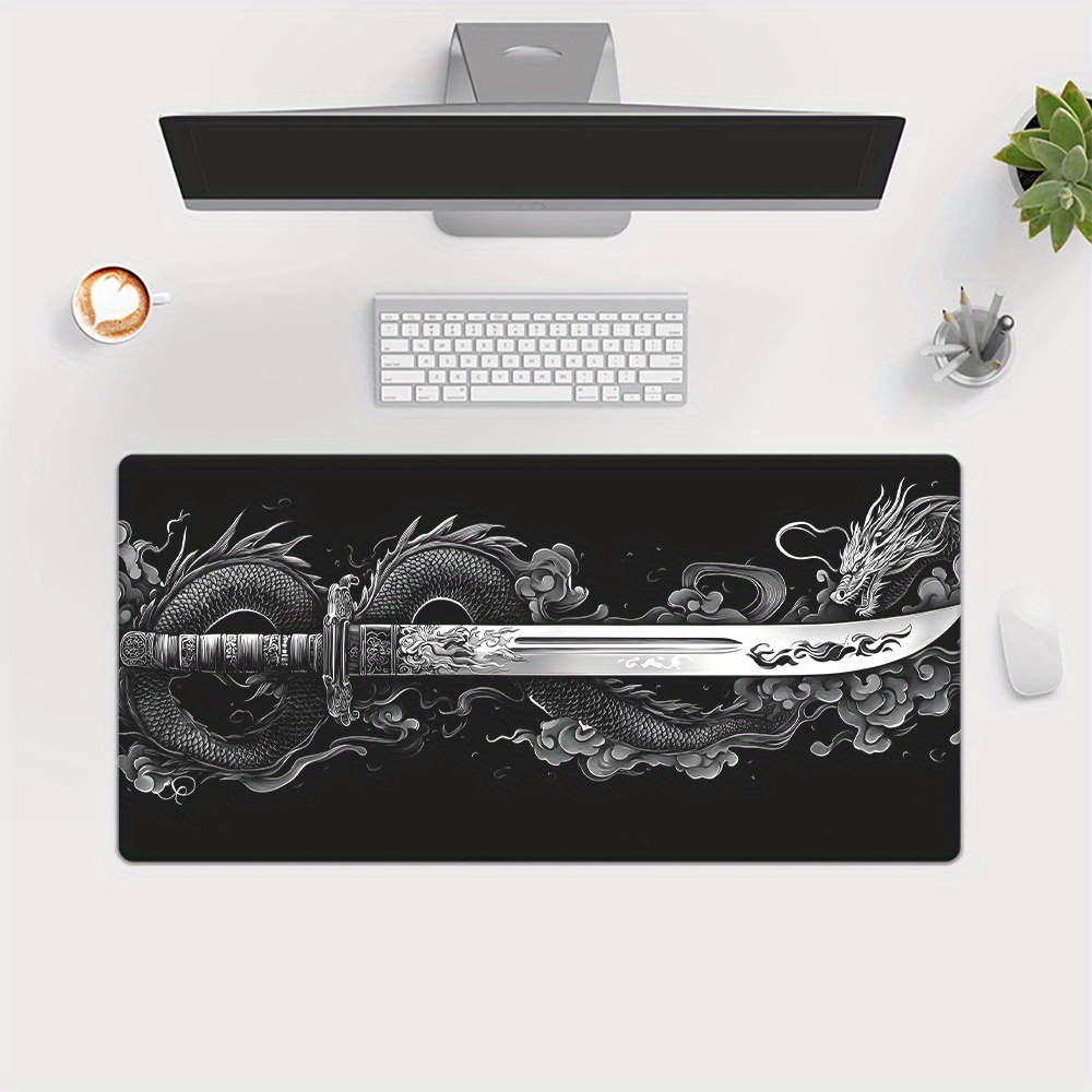 Tapis de souris de jeu Dragon  - Desk Setup Katana avis et prix