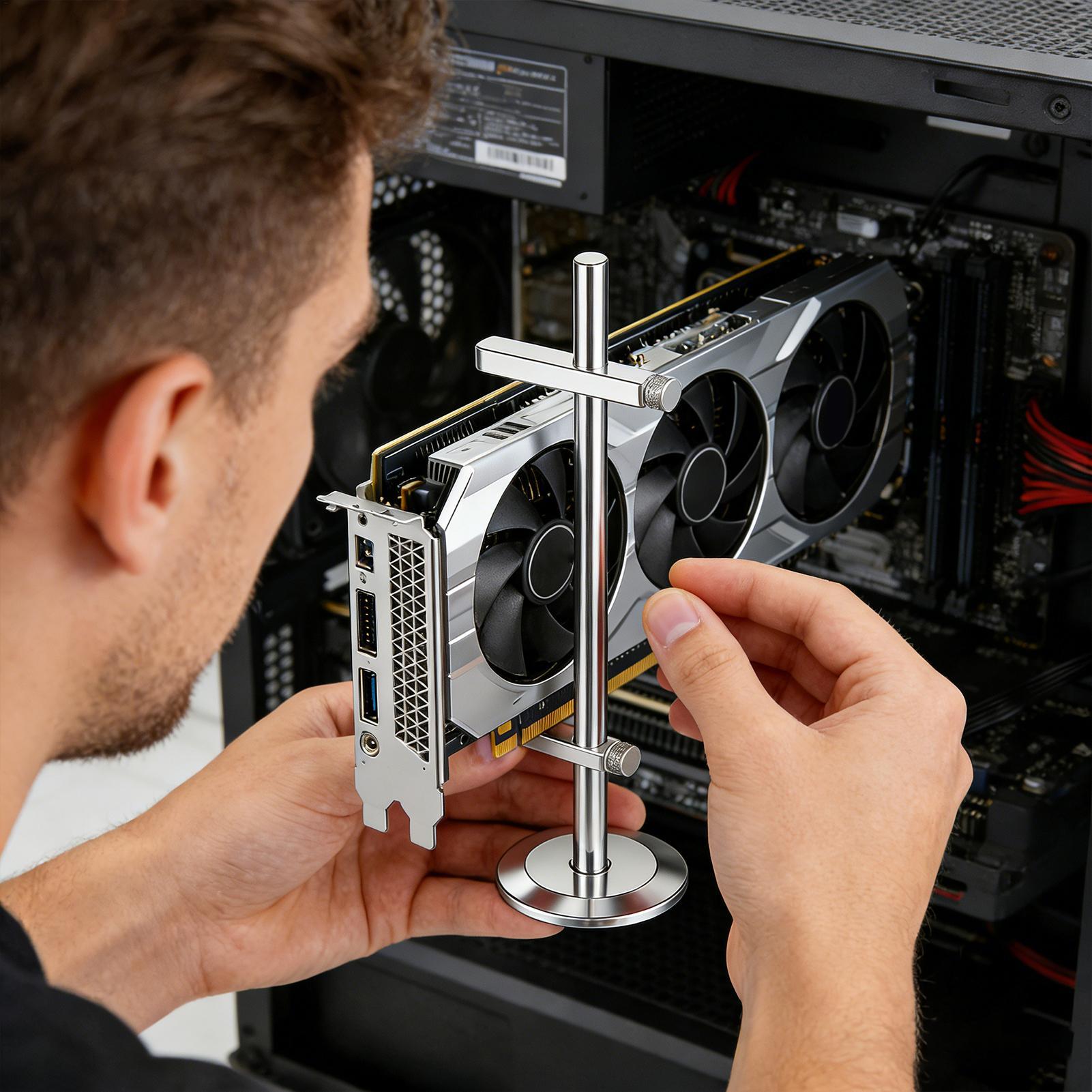 Support de GPU avec support ma - Desk Setup Videos avis et prix