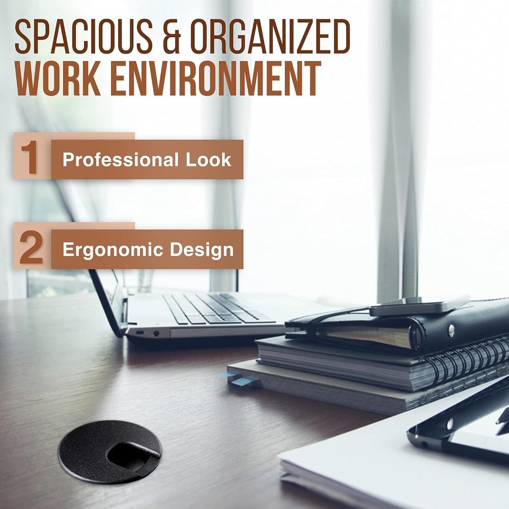 Couvercle de trou de fil en pl - Desk Setup Organizer avis et prix