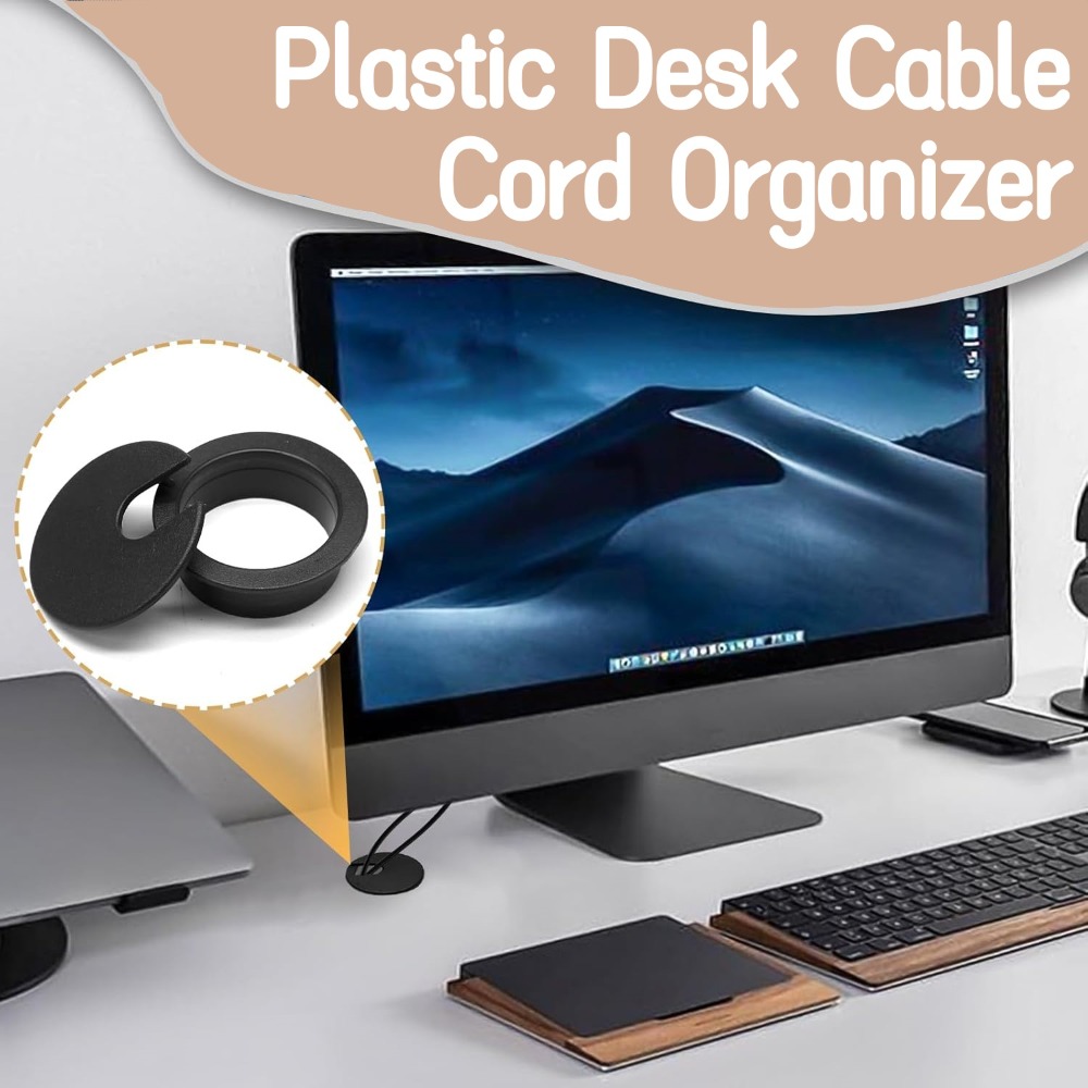 Couvercle de trou de fil en pl - Desk Setup Organizer avis et prix