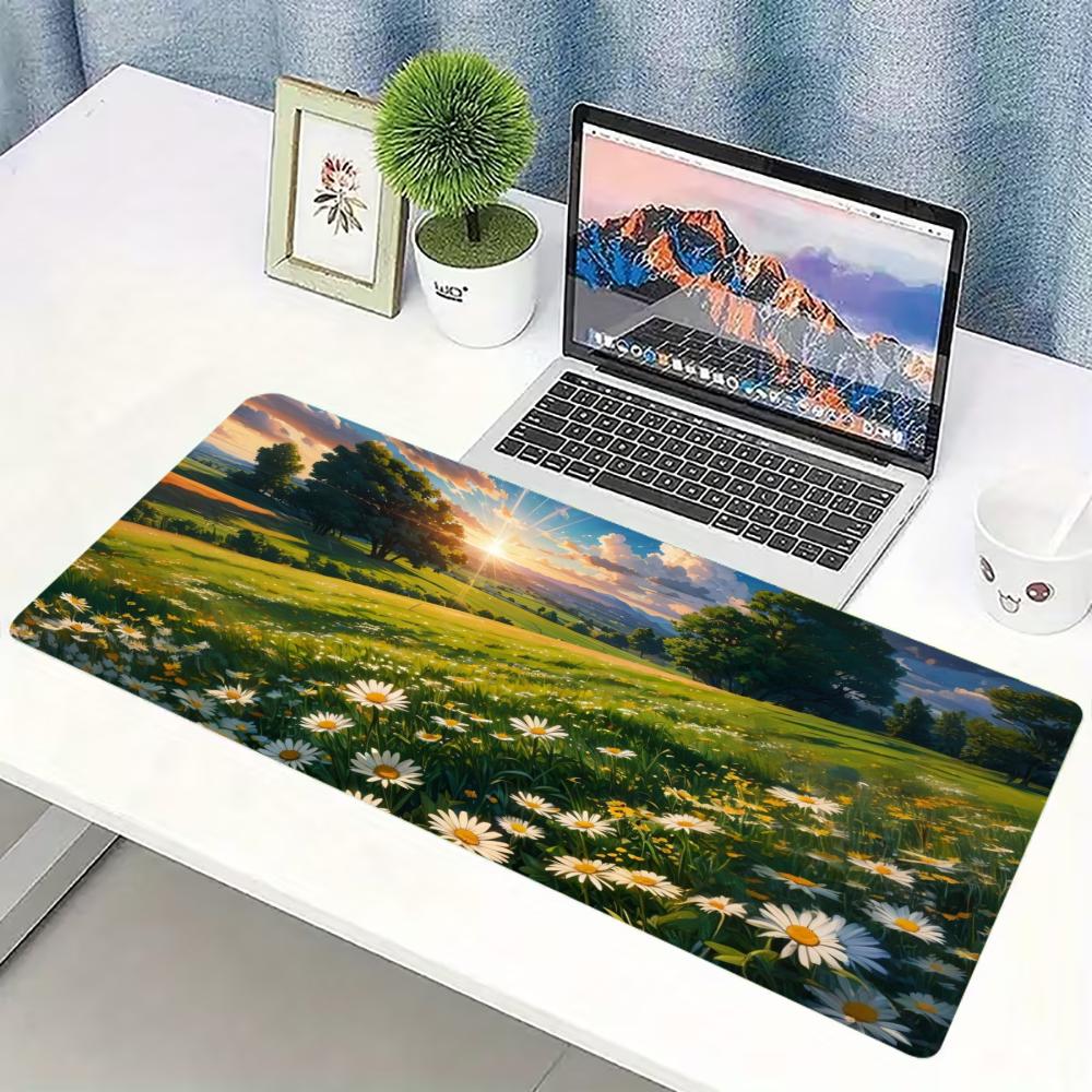 Grand tapis de souris de jeu e - Desk Setup Natural avis et prix