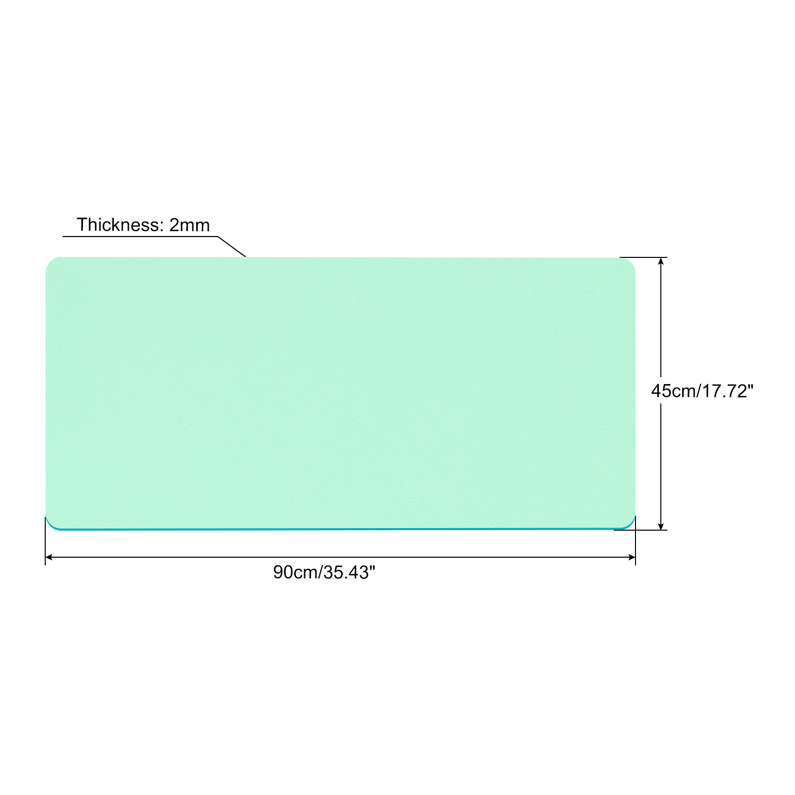 Tapis de protection en cuir PU - Desk Setup Mat avis et prix