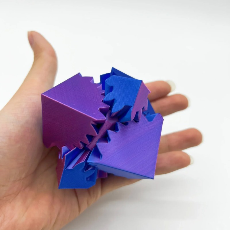 Cube rotatif imprimé en 3D, dé - Desk Setup Gear avis et prix