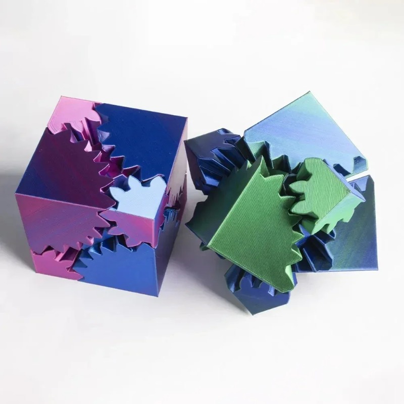 Cube rotatif imprimé en 3D, dé - Desk Setup Gear avis et prix