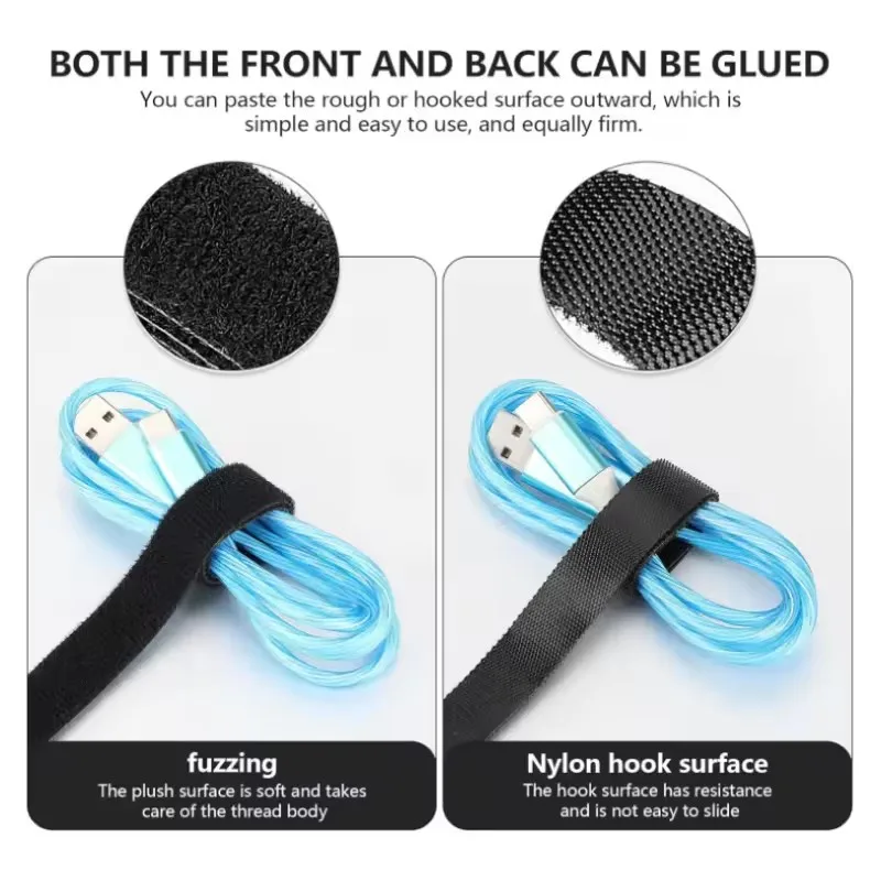 Gestionnaire de câbles de 1/5M - Cable Velcro Strap avis et prix