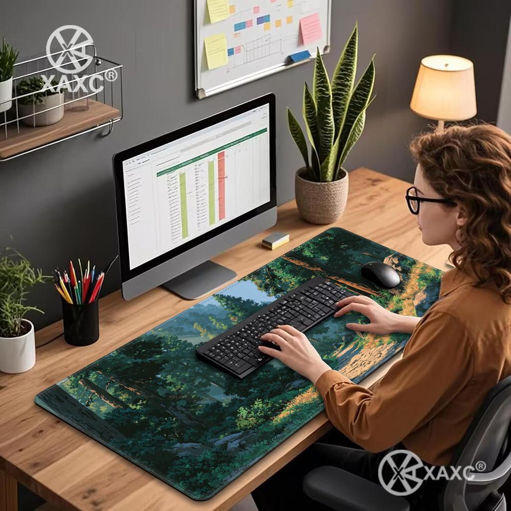 Tapis de souris XXL Forest Esc - Desk Setup Natural avis et prix