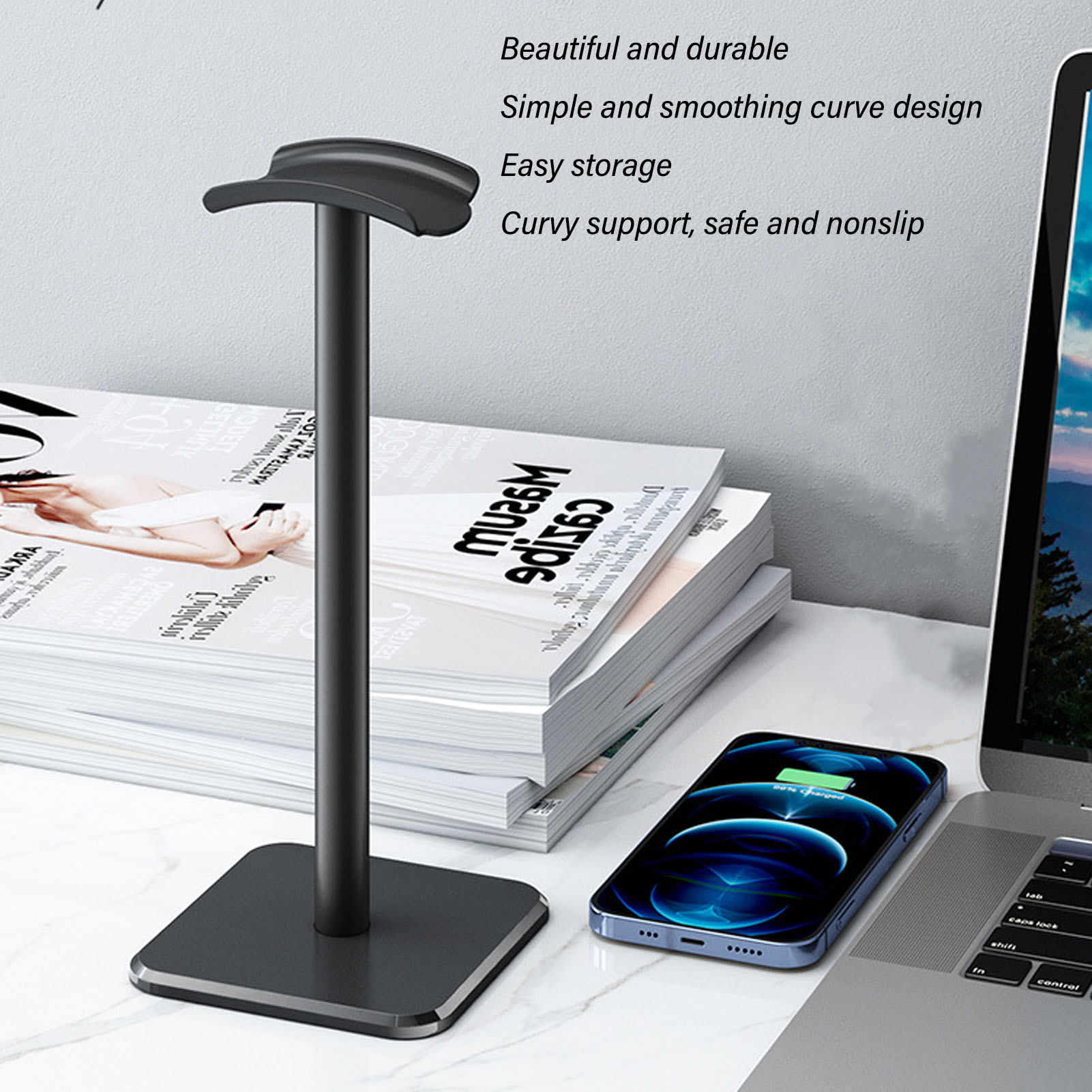 Support de téléphone pour saun - Headphone Hook Under avis et prix