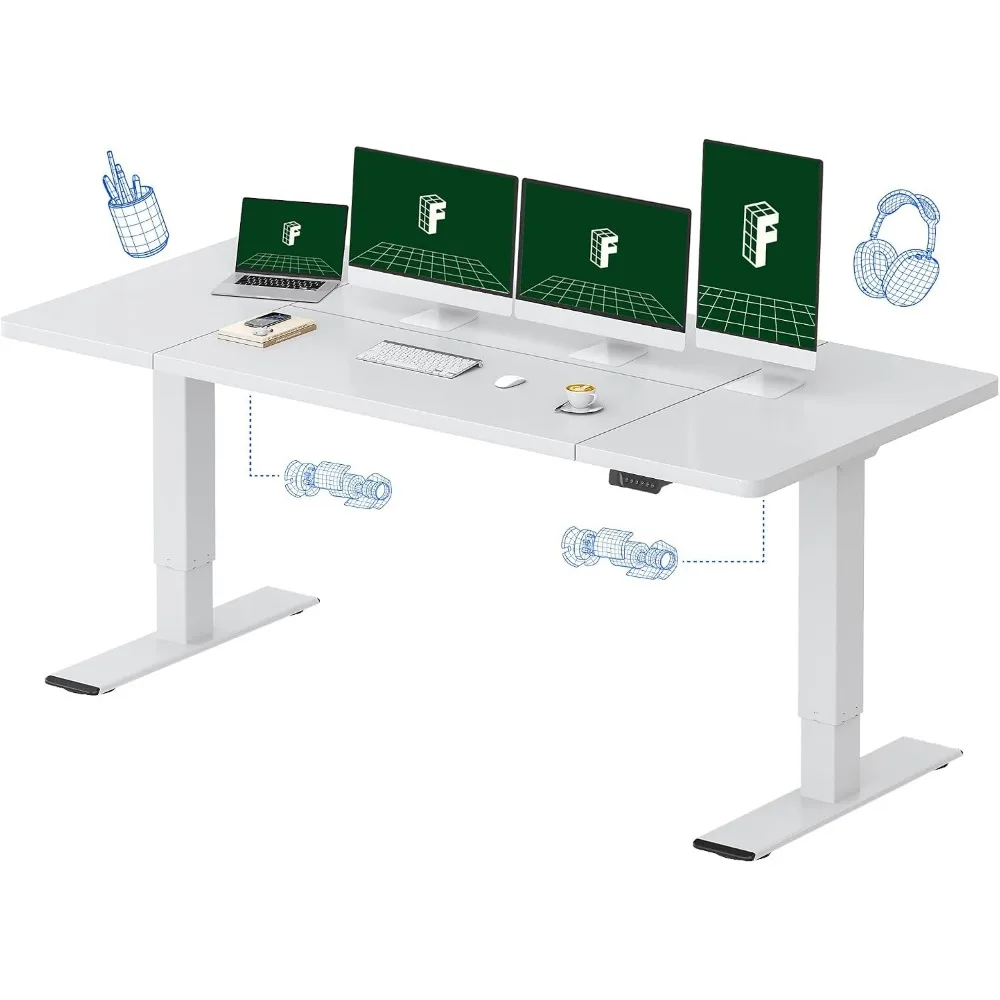 FLEXISPOT Bureau debout électr - Dual Monitor Desk Setup avis et prix
