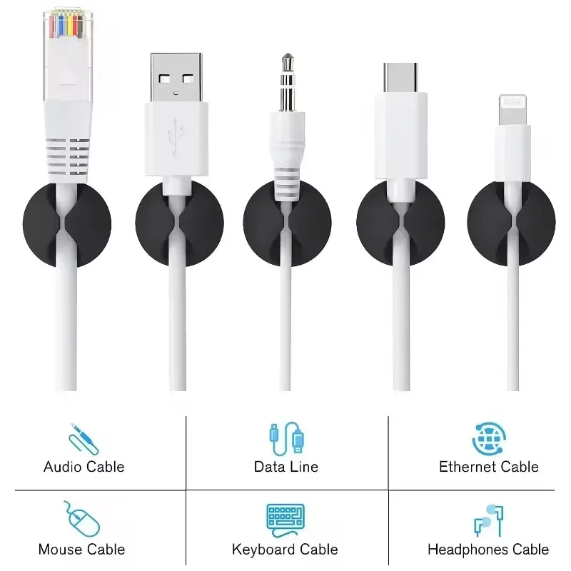 Clips de fixation pour câbles  - Headphone Hook Under avis et prix