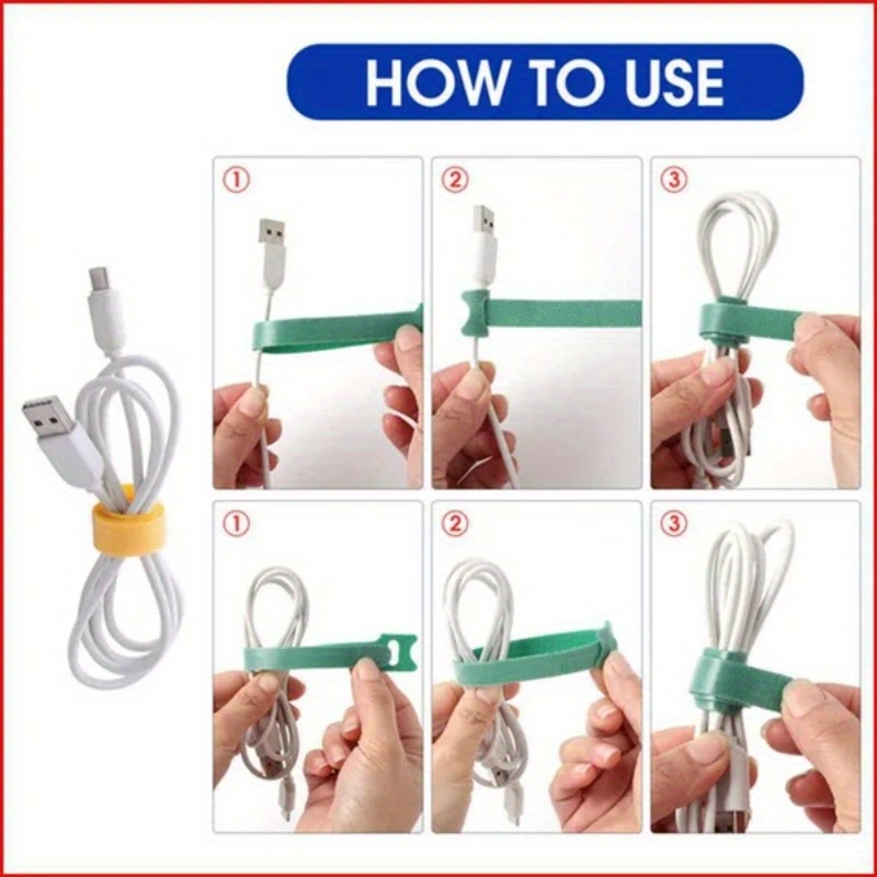 30 attaches-câbles Velcro mult - Cable Velcro Strap avis et prix