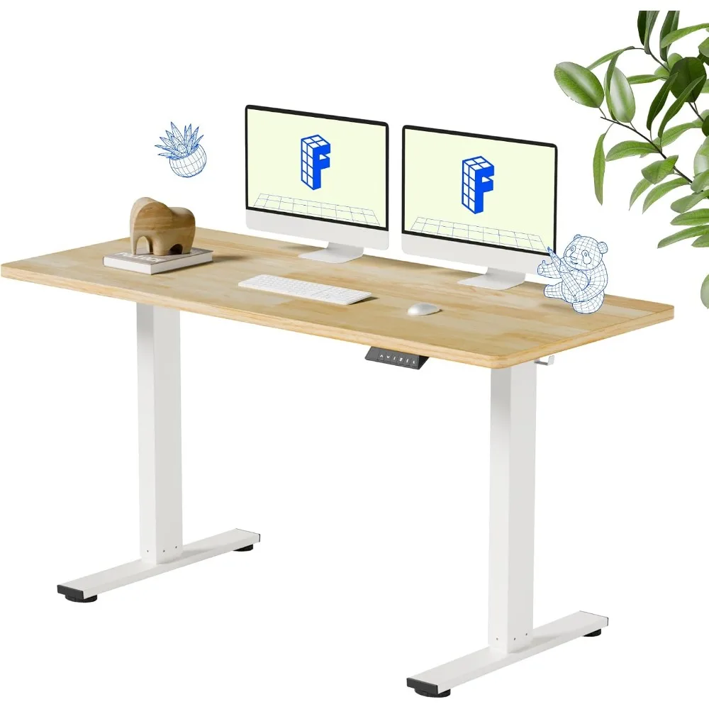 FLEXISPOT Bureau debout en boi - Desk Setup Natural avis et prix