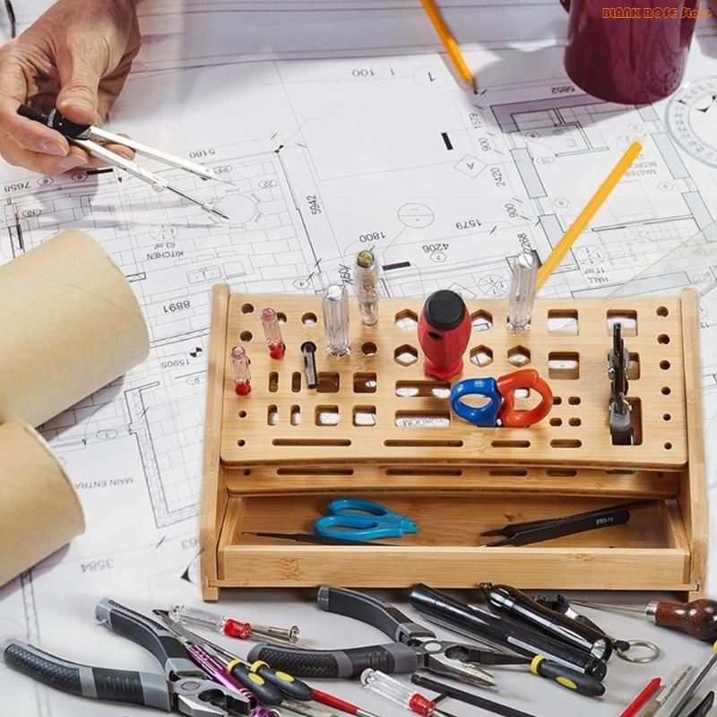 K1AE – étagère rangement en bo - Desk Setup Natural avis et prix