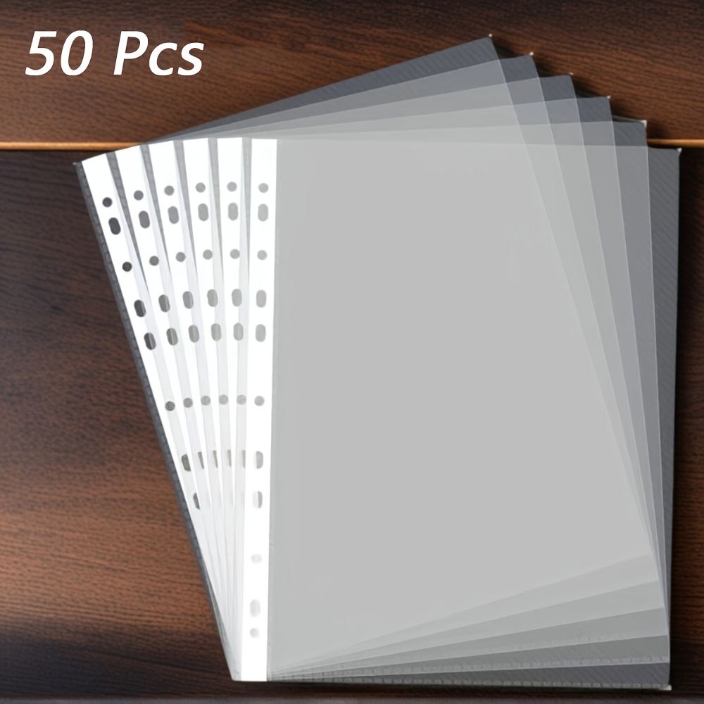 50 dossiers transparents en pl - Ring Binder Box avis et prix