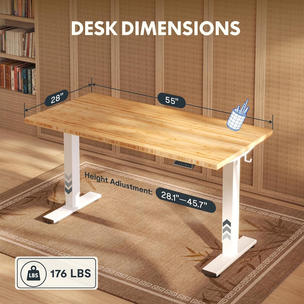 FLEXISPOT Bureau debout en bam - Desk Setup Office avis et prix