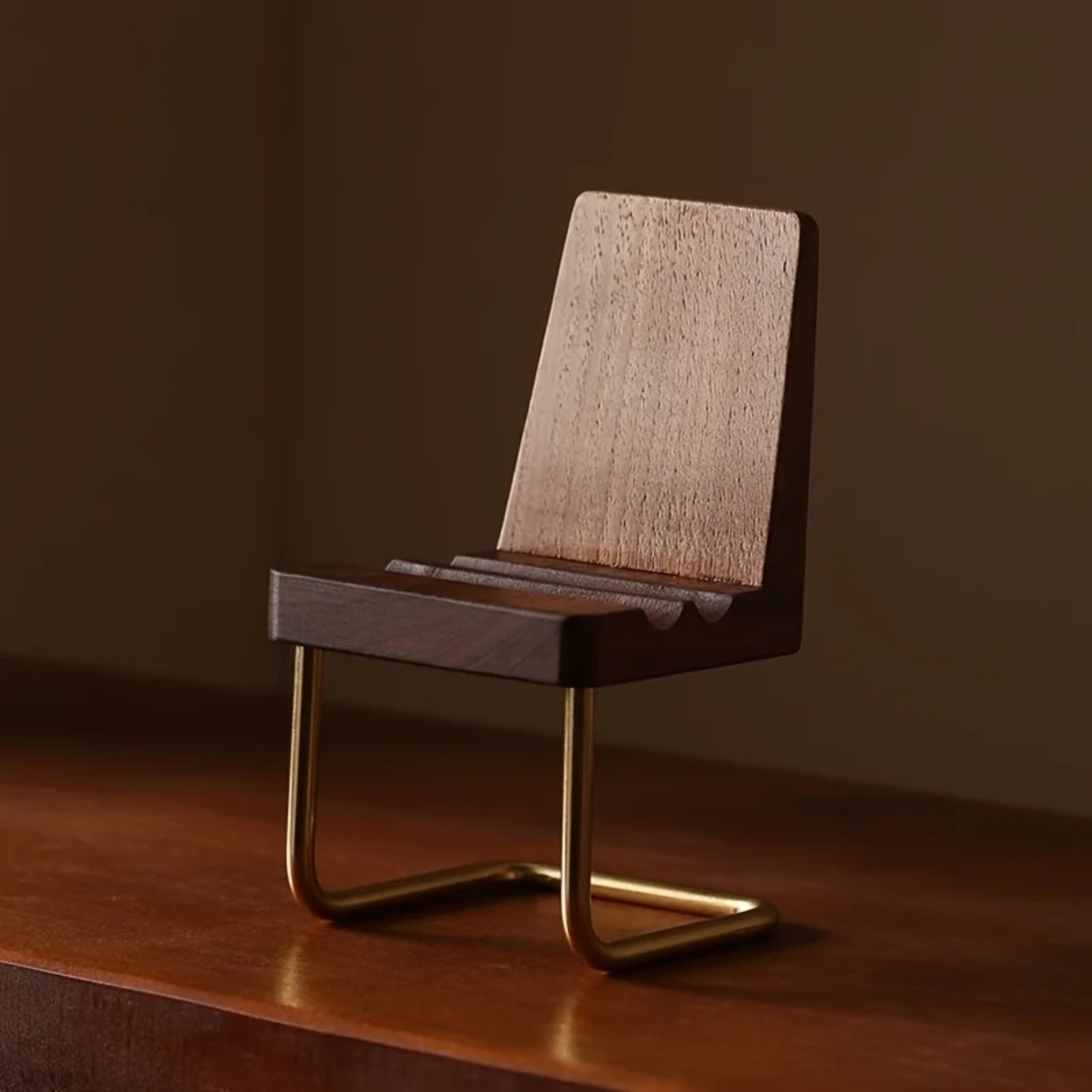 Support de téléphone en bois d - Desk Setup Natural avis et prix