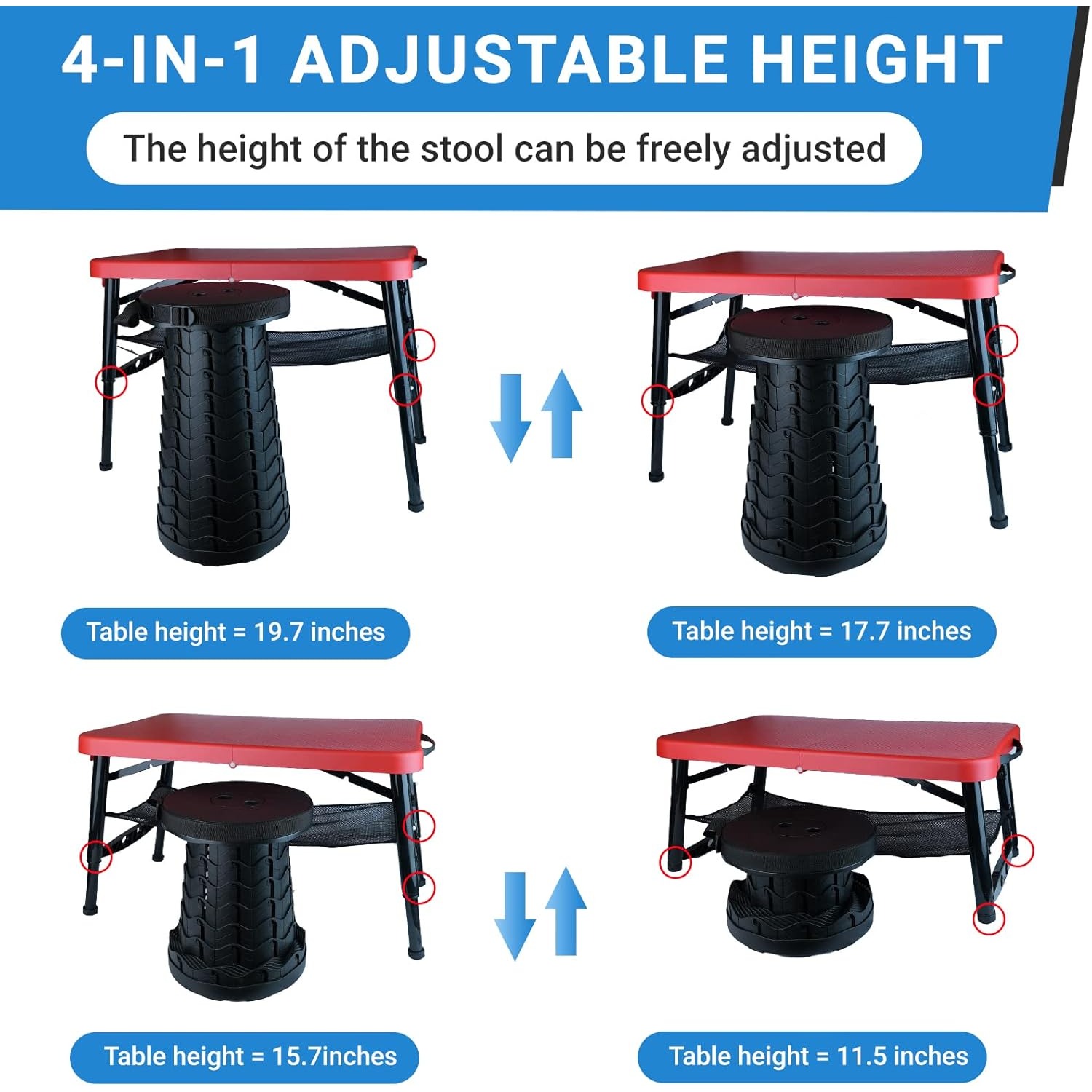 Ensemble Table et tabourets pl - Desk Setup Maker avis et prix